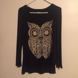Owl Long Sleeve Tee